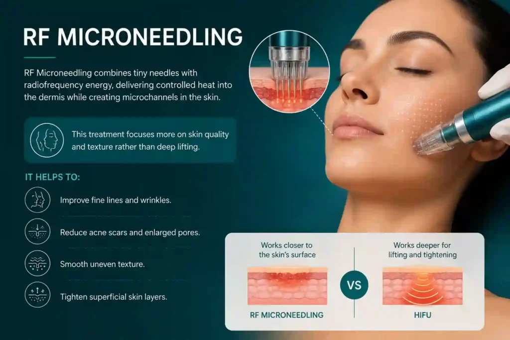 What Does RF Microneedling Do That HIFU Alone Cannot Wolverhampton